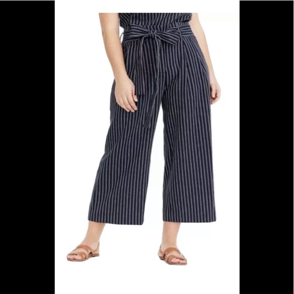 J. Crew Size 12 Linen Blend Paper-Bag Pants NWT - Picture 10 of 10